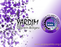 Acıpayam Ticaret Odası Deprem Yardımları Hakkında