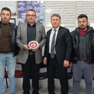 Şoförler Odası Başkanı Sayın İmdat Afşar’ı makamında ziyaret ettik.