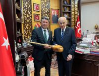 Başkanımız,MHP Genel Başkanı Devlet Bahçeli'yi Ziyaret Etti